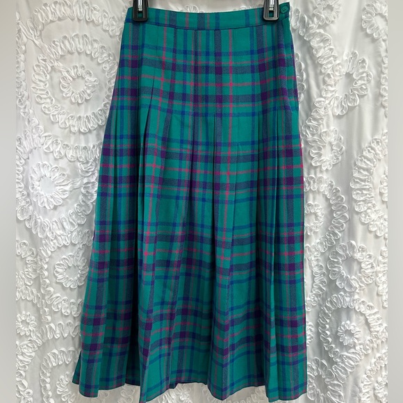 Appleseed's Skirts Appleseed Pleated Plaid Skirt Poshmark
